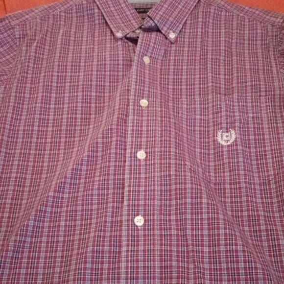 CHAPS MEN'S STRIPED BUTTONED DOWN SHIRT - Picture 3 of 7